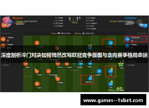 深度剖析冷门对决如何悄然改写欧冠竞争版图与走向赛季格局命运